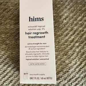 Hims Extra Strength 5% Minoxidil Solution for Hair Regrowth, 1 Month Supply NEW